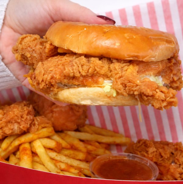 Smash Burgers Served at Big Mouth Fast Food Takeaway Coatbridge